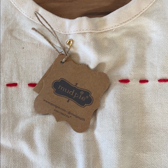 Mud Pie Red and Green Tassel Tree Skirt - Picture 7 of 16